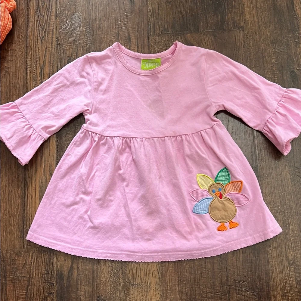 Pink Turkey Applique Legging Set - Picture 2 of 11